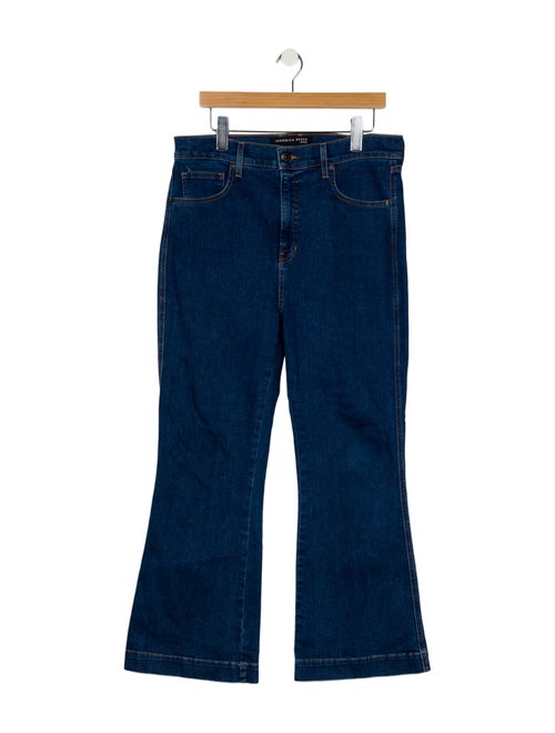 Veronica Beard High-Rise Wide Leg Jeans