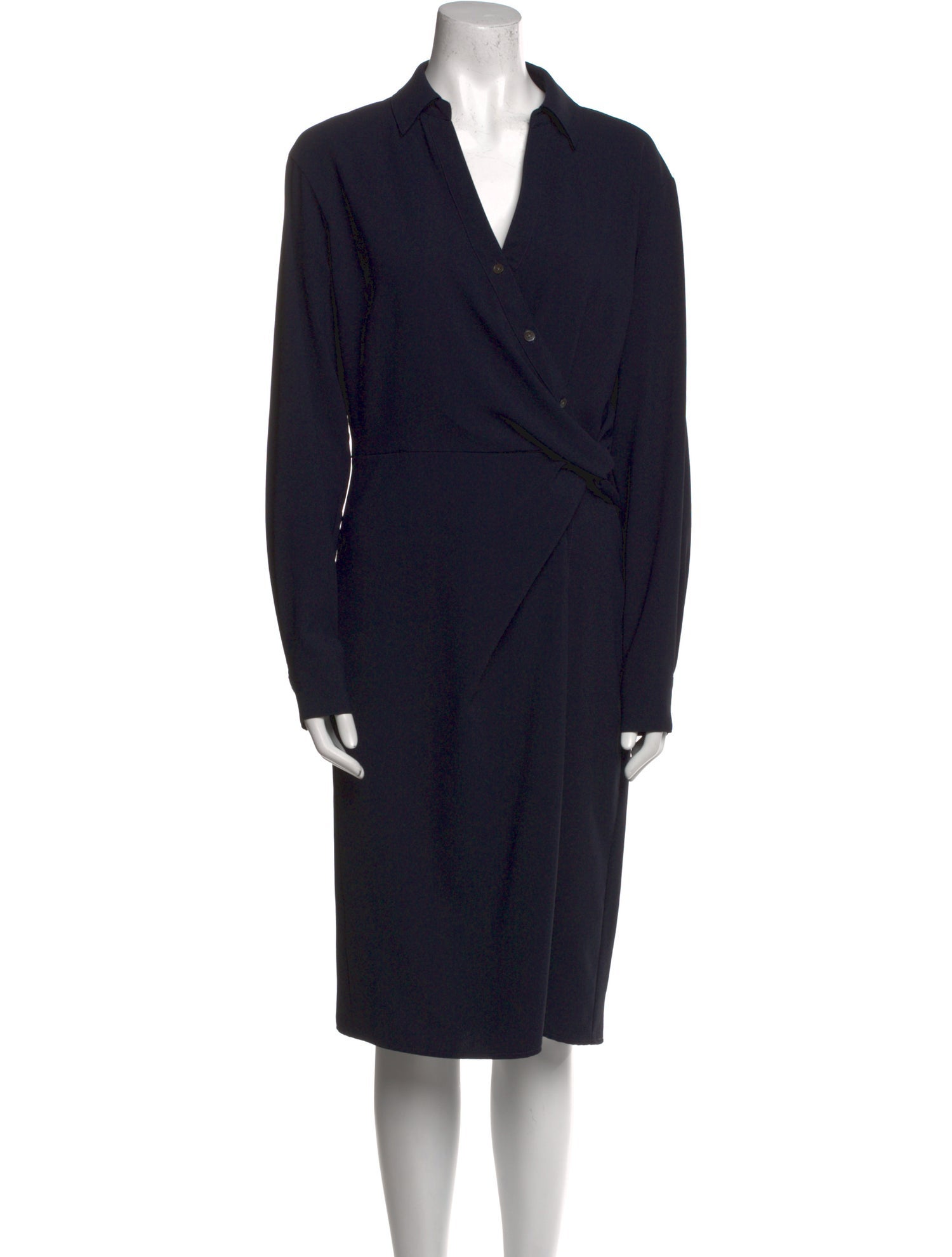 Veronica Beard V-Neck Midi Length Dress