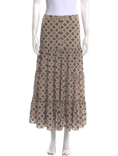 Veronica Beard Silk Midi Length Skirt