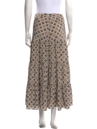 Veronica Beard Silk Midi Length Skirt