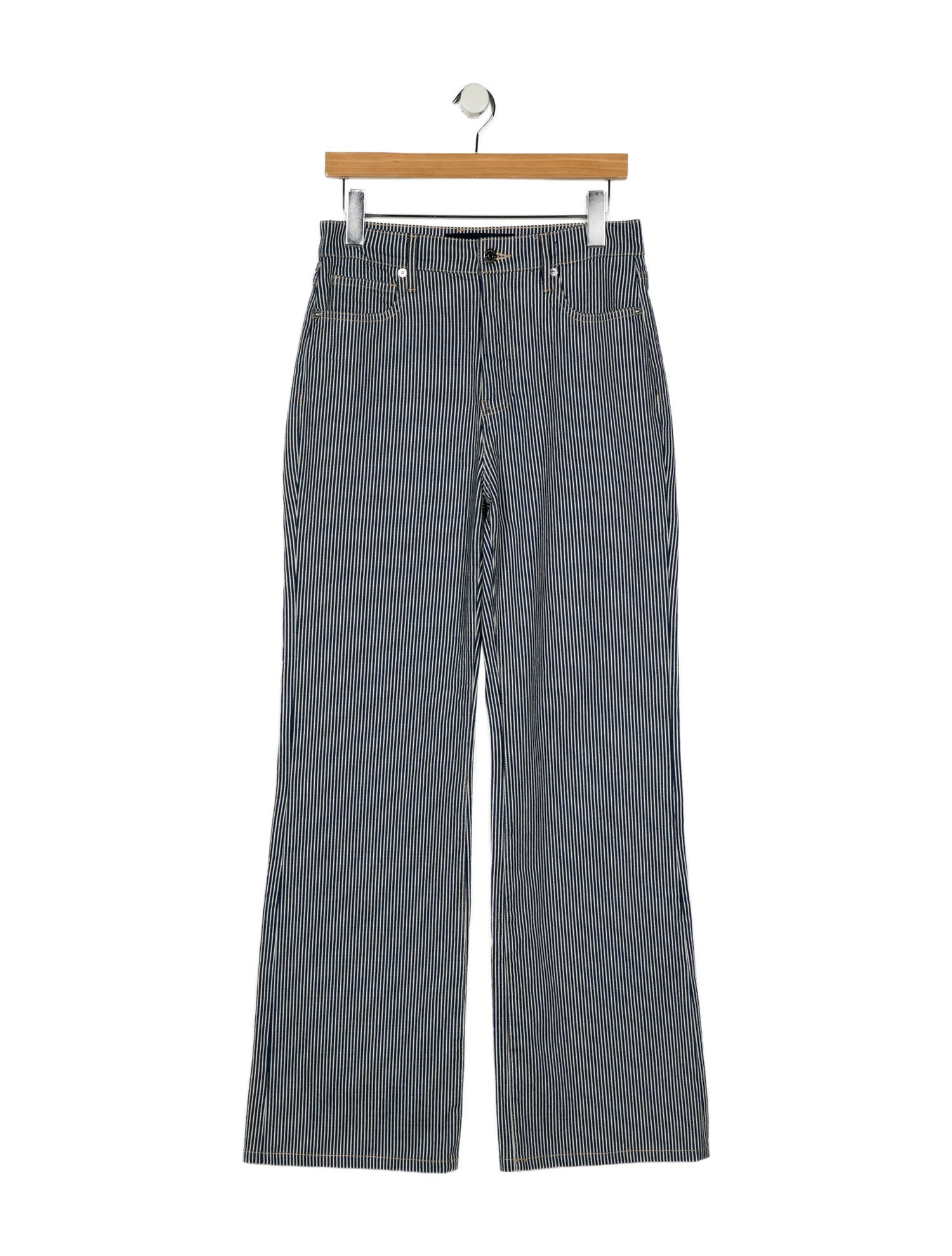 Veronica Beard High-Rise Wide Leg Jeans