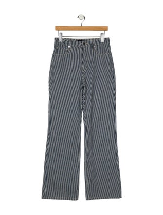 Veronica Beard High-Rise Wide Leg Jeans