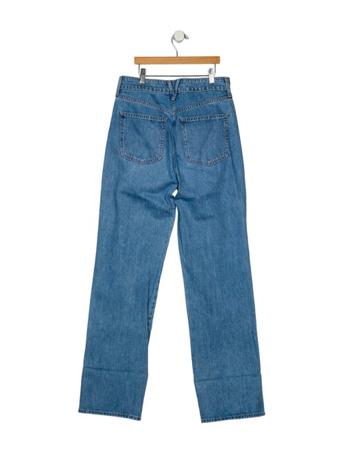 Veronica Beard High-Rise Straight Leg Jeans