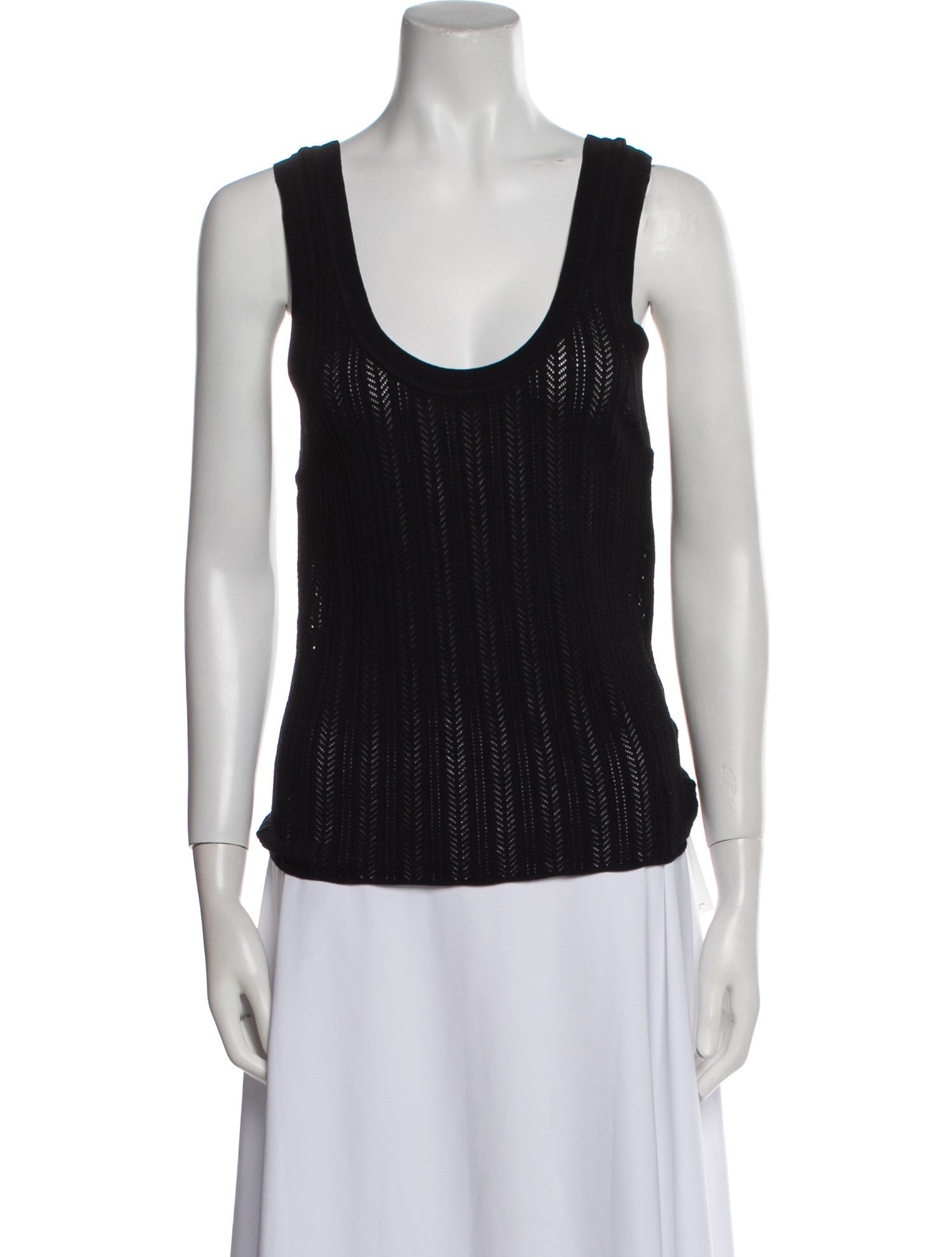 Veronica Beard Scoop Neck Sleeveless Top