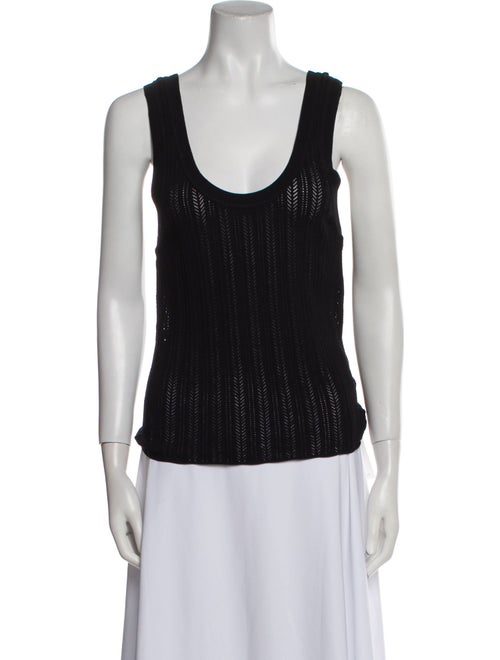 Veronica Beard Scoop Neck Sleeveless Top