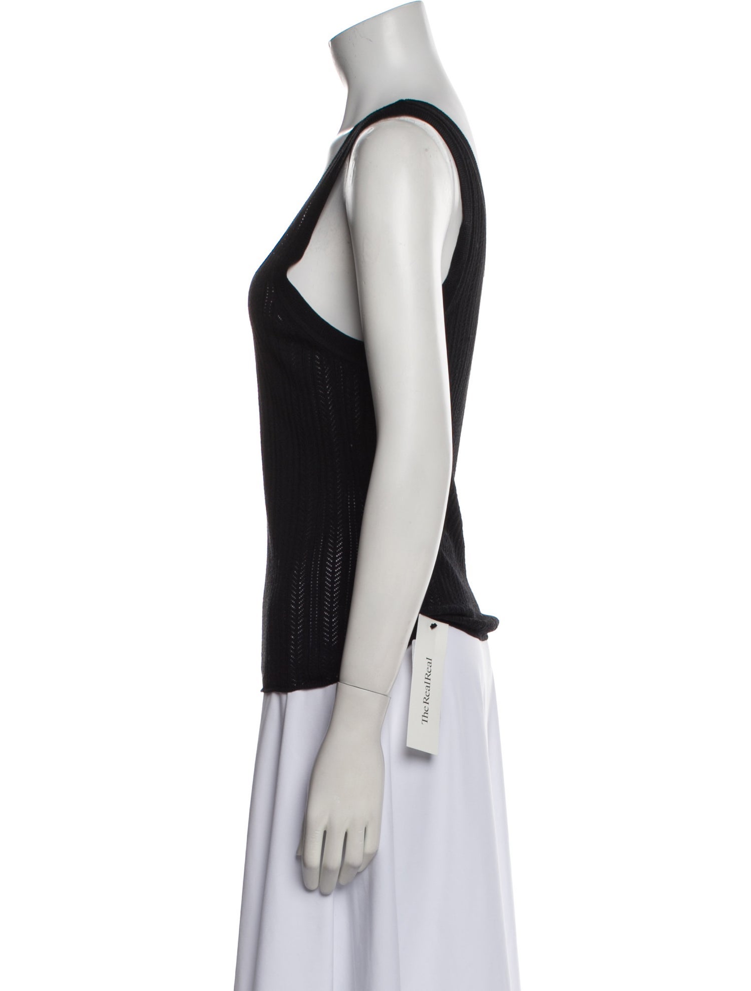 Veronica Beard Scoop Neck Sleeveless Top