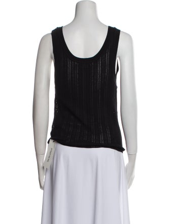 Veronica Beard Scoop Neck Sleeveless Top