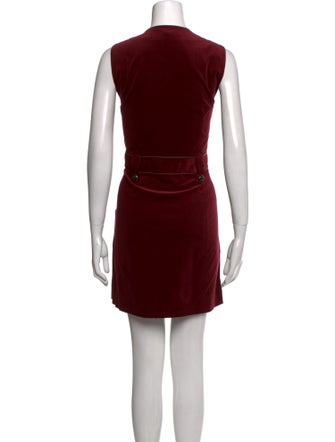 Veronica Beard V-Neck Mini Dress