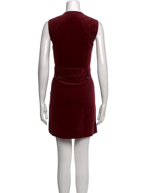 Veronica Beard V-Neck Mini Dress