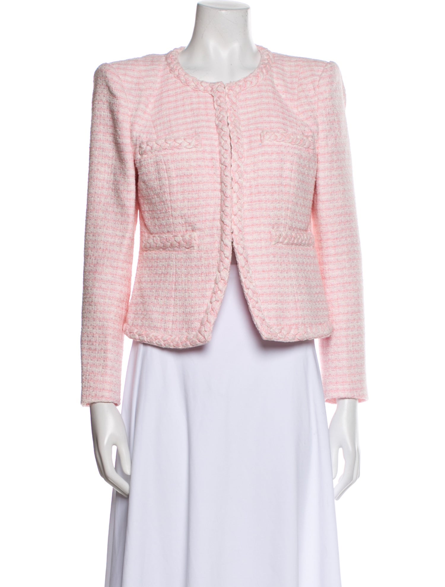 Veronica Beard Tweed Pattern Evening Jacket