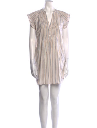 Veronica Beard Striped Mini Dress