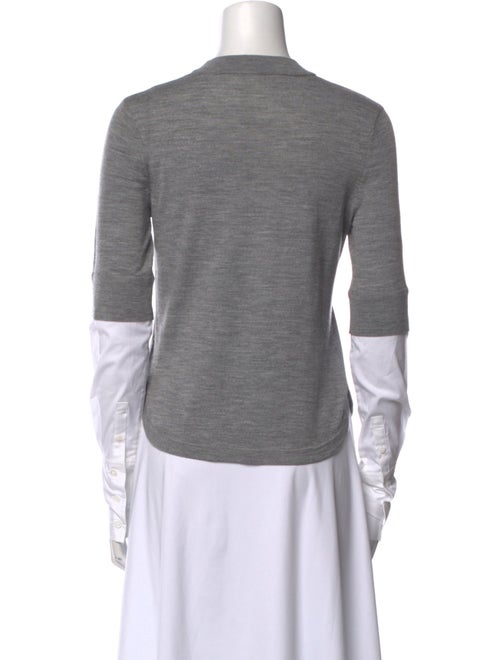 Veronica Beard Merino Wool Crew Neck Top
