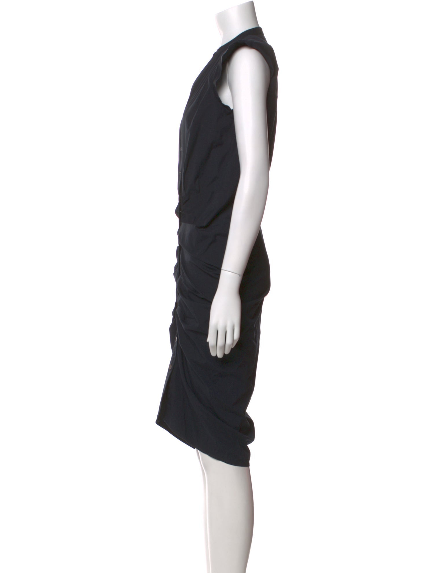 Veronica Beard V-Neck Midi Length Dress