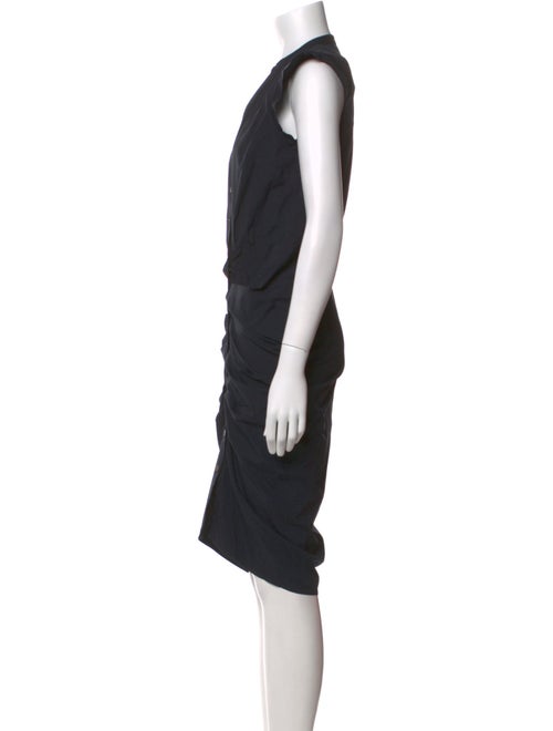 Veronica Beard V-Neck Midi Length Dress