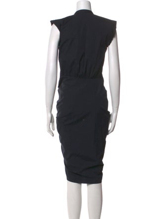 Veronica Beard V-Neck Midi Length Dress