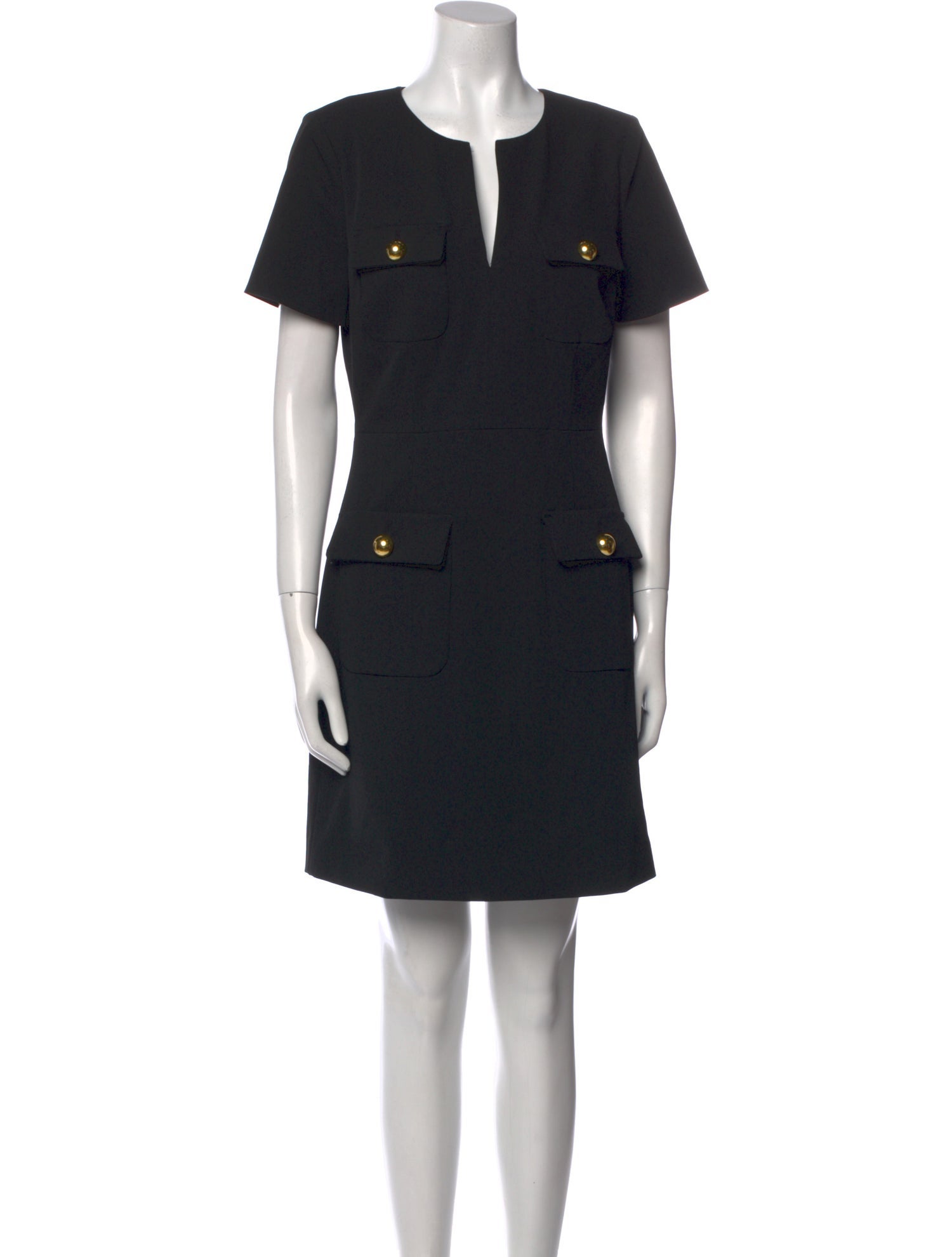 Veronica Beard V-Neck Mini Dress