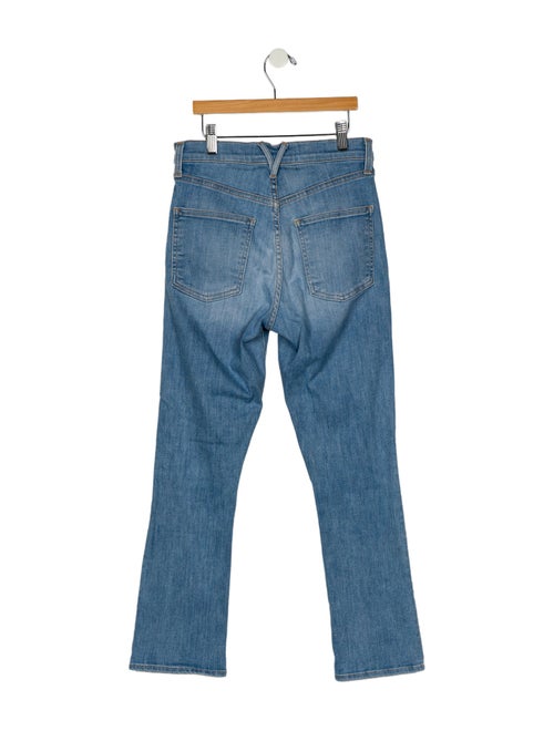 Veronica Beard Mid-Rise Straight Leg Jeans