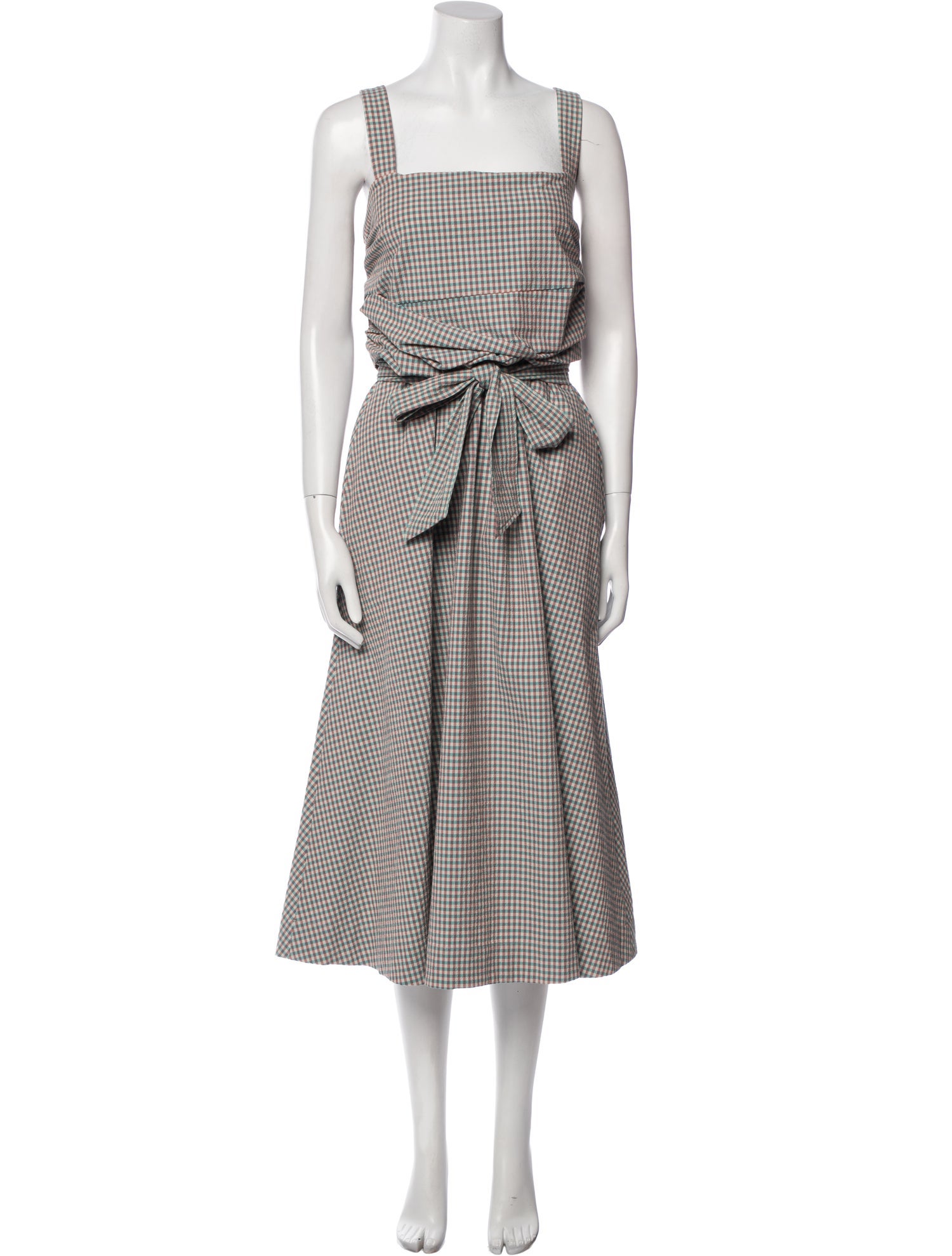 Veronica Beard Plaid Print Long Dress w/ Tags