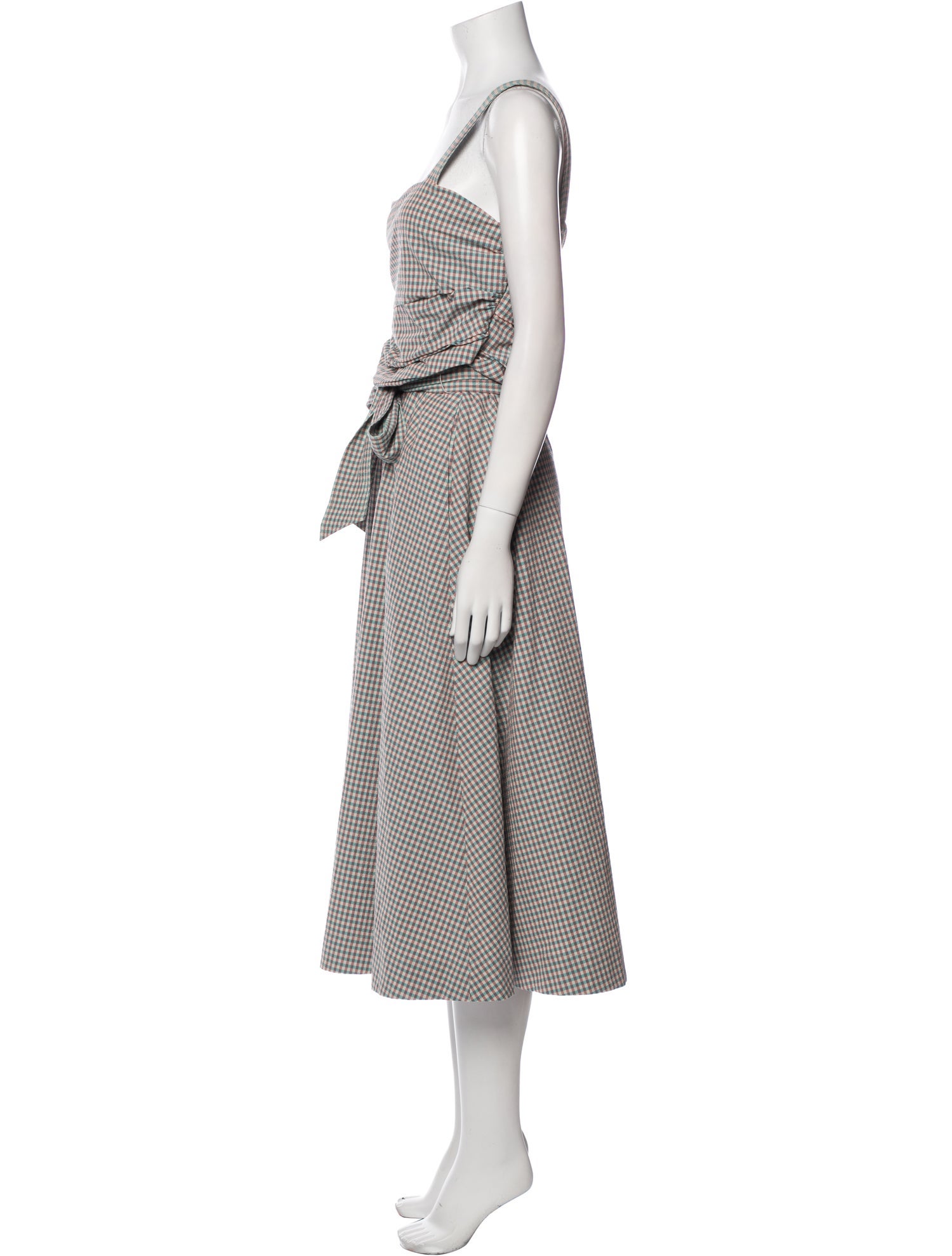 Veronica Beard Plaid Print Long Dress w/ Tags