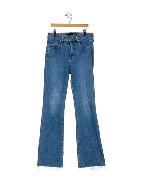 Veronica Beard High-Rise Wide Leg Jeans