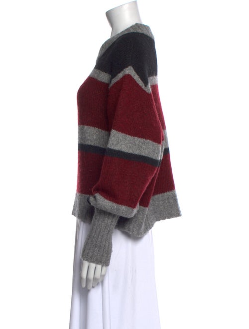 Veronica Beard Striped Crew Neck Sweater