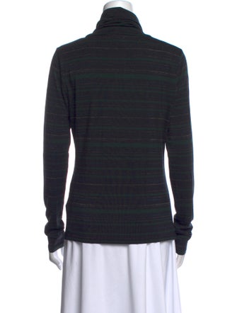 Veronica Beard Striped Turtleneck Sweatshirt