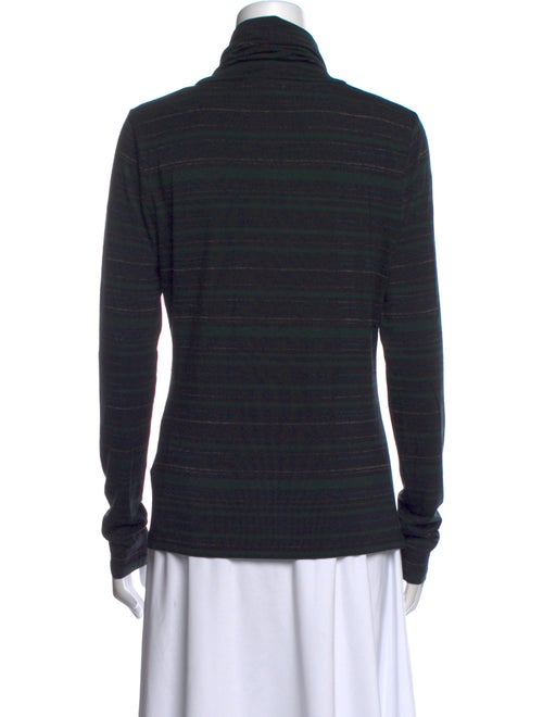 Veronica Beard Striped Turtleneck Sweatshirt