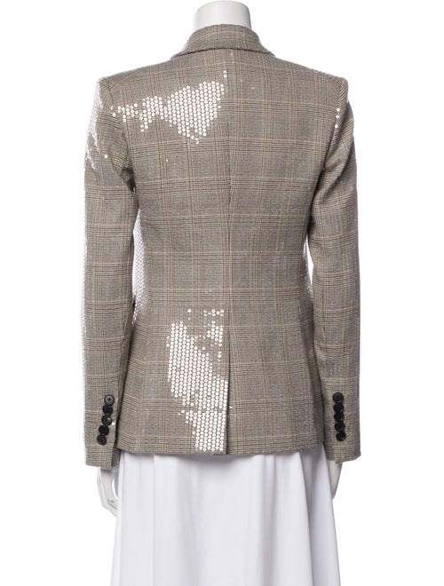 Veronica Beard Plaid Print Blazer