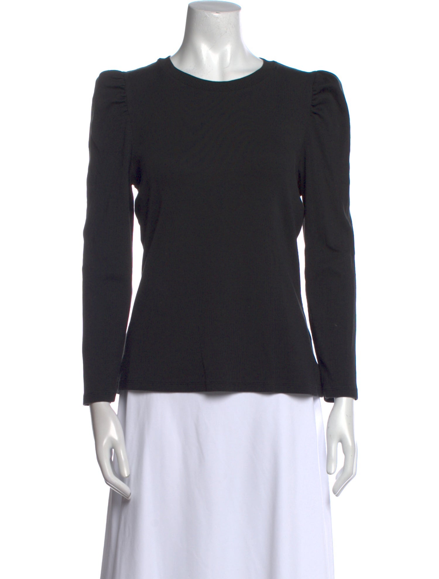 Veronica Beard Crew Neck Long Sleeve Top