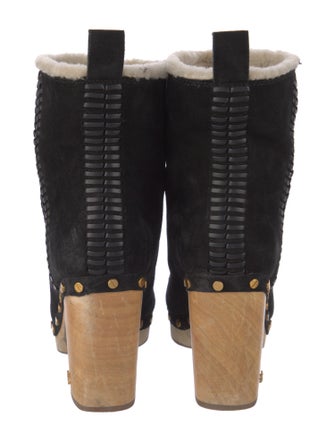 Veronica Beard Suede Studded Accents Boots