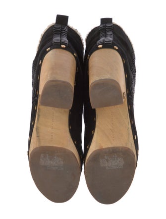 Veronica Beard Suede Studded Accents Boots