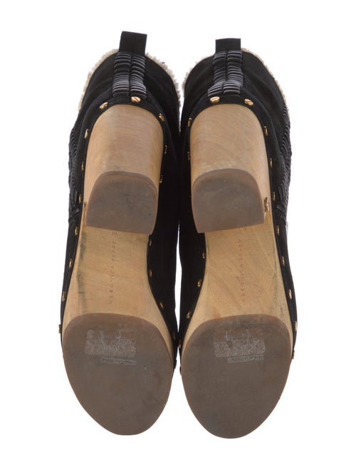 Veronica Beard Suede Studded Accents Boots