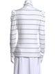 Veronica Beard Striped Turtleneck Top