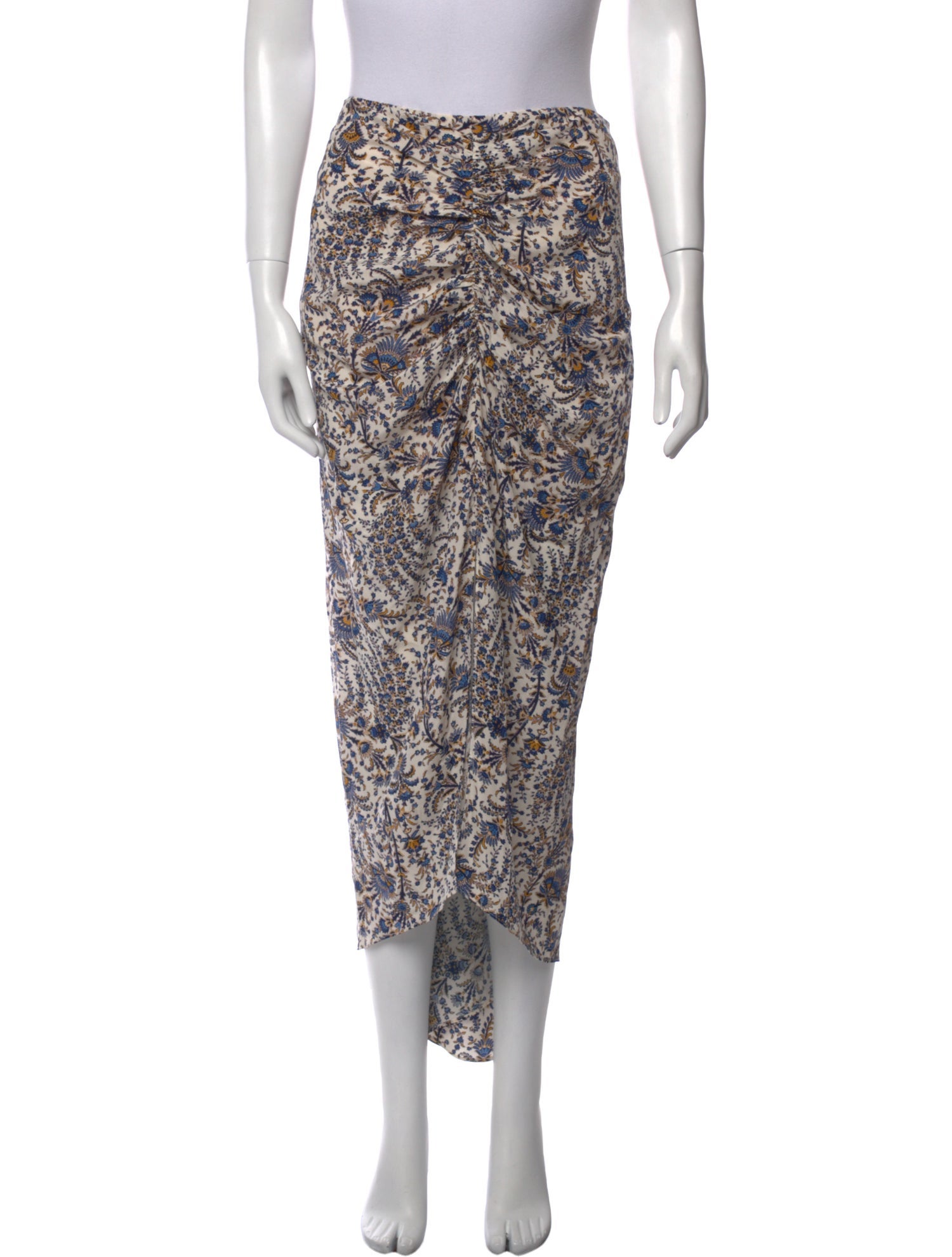 Veronica Beard Silk Midi Length Skirt