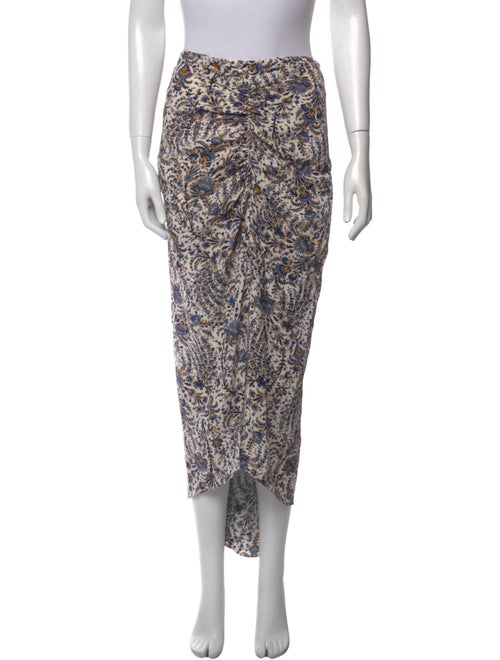 Veronica Beard Silk Midi Length Skirt