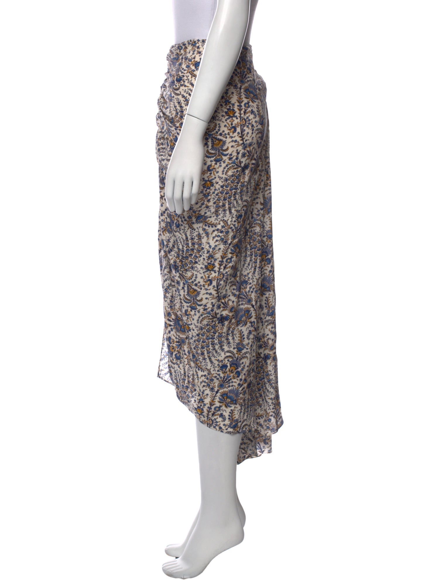 Veronica Beard Silk Midi Length Skirt