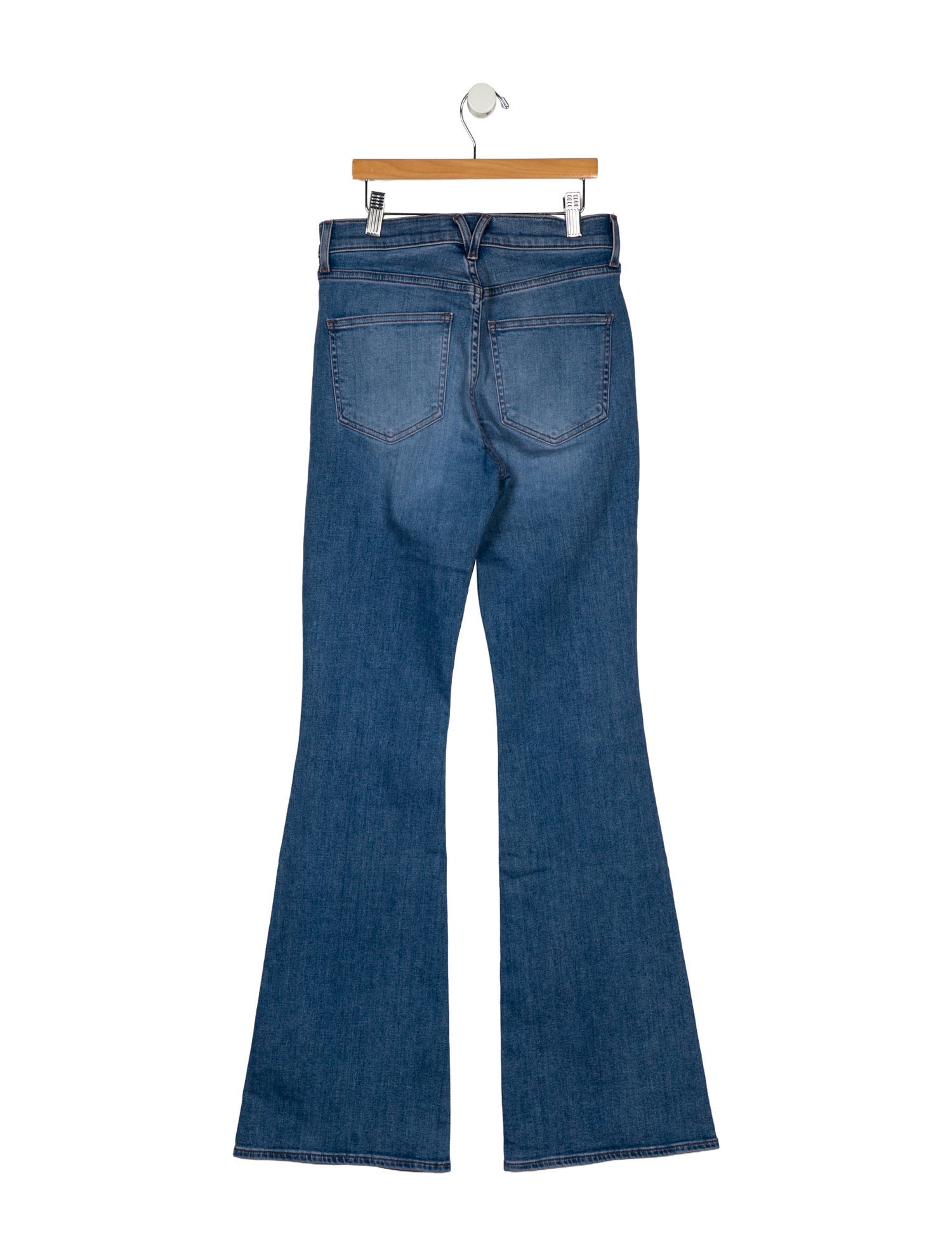 Veronica Beard Mid-Rise Wide Leg Jeans