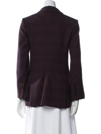 Veronica Beard Plaid Print Blazer