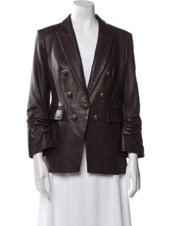 Veronica Beard Leather Blazer