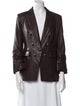 Veronica Beard Leather Blazer