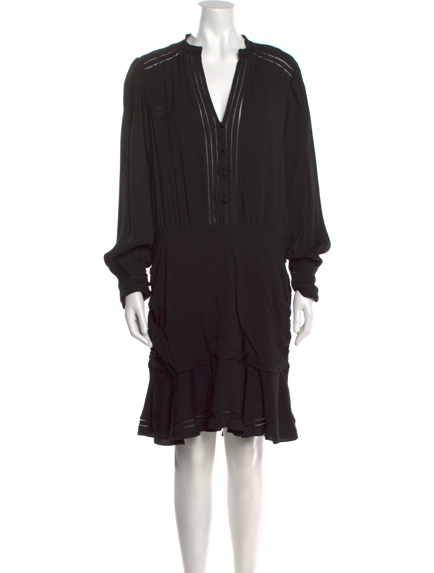 Veronica Beard V-Neck Knee-Length Dress