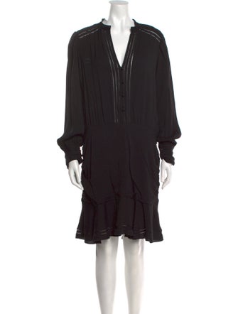 Veronica Beard V-Neck Knee-Length Dress