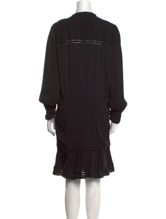 Veronica Beard V-Neck Knee-Length Dress