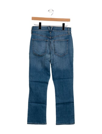 Veronica Beard High-Rise Straight Leg Jeans