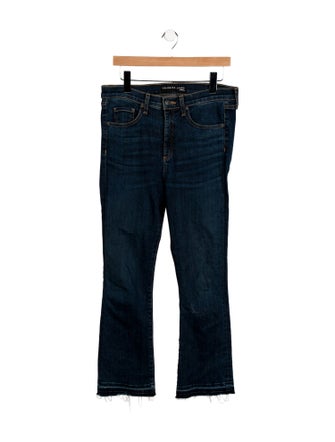 Veronica Beard High-Rise Straight Leg Jeans