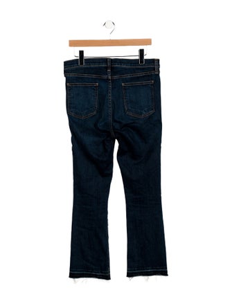 Veronica Beard High-Rise Straight Leg Jeans