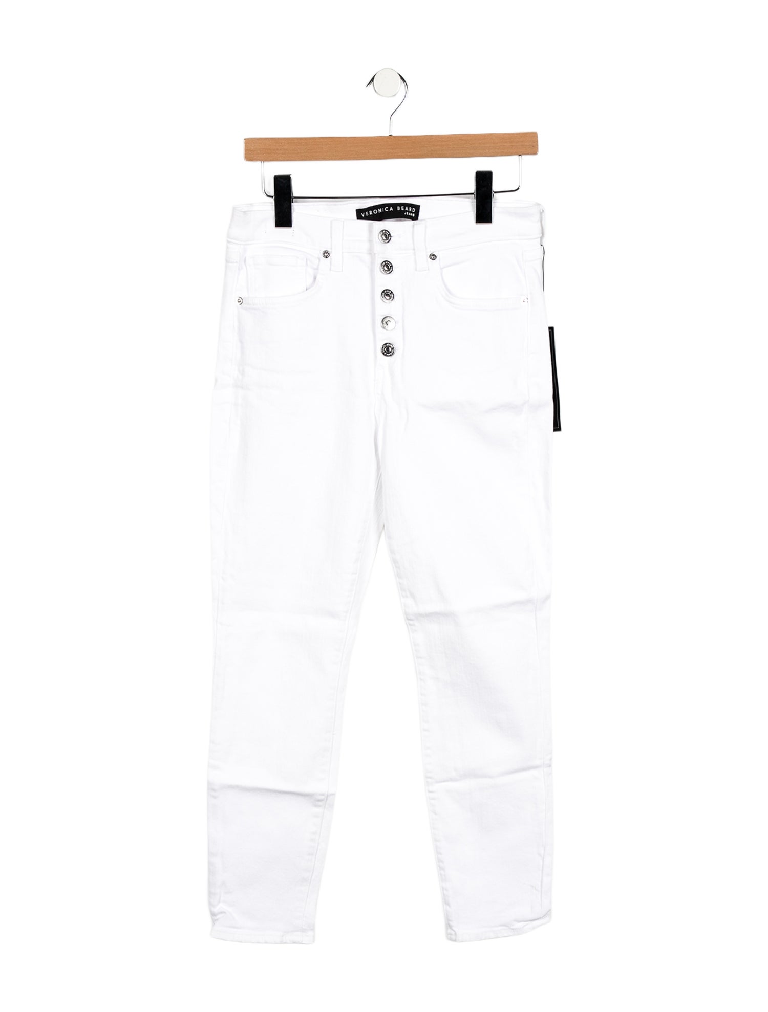 Veronica Beard High-Rise Skinny Leg Jeans