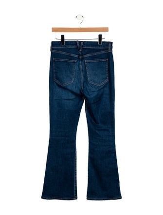 Veronica Beard High-Rise Wide Leg Jeans