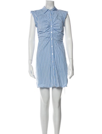 Veronica Beard Striped Mini Dress