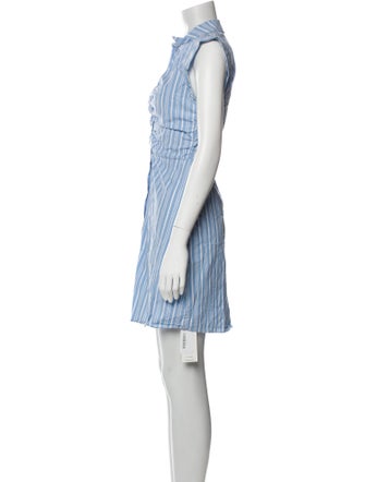 Veronica Beard Striped Mini Dress